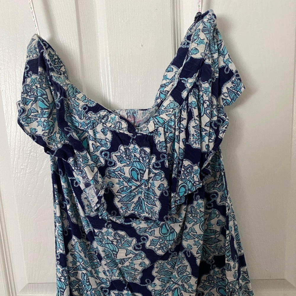 XL Large Lilly Pulitzer Strapless Top